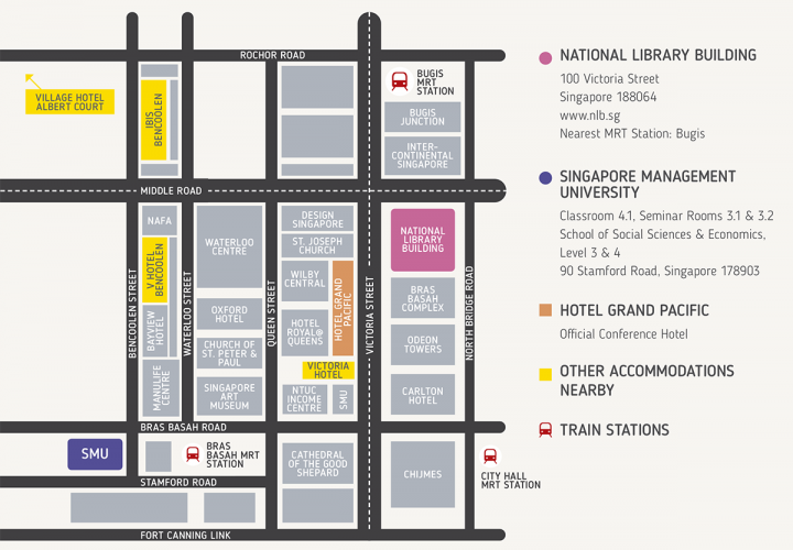Map of National Library and surroundings