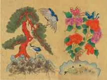 Golden Pine Trees drawn by Lee Jing - 40